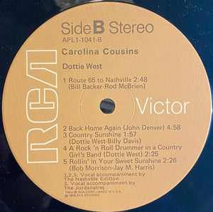 Dottie West : Carolina Cousins (LP, Album)