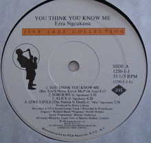 Laden Sie das Bild in den Galerie-Viewer, Ezra Ngcukana : You Think You Know Me (LP, Album)
