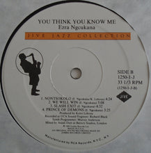 Laden Sie das Bild in den Galerie-Viewer, Ezra Ngcukana : You Think You Know Me (LP, Album)
