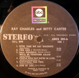 Ray Charles And Betty Carter With The Jack Halloran Singers : Ray Charles And Betty Carter With The Jack Halloran Singers (LP, Album, RE)