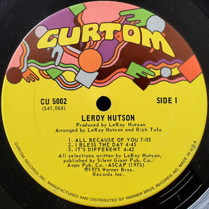 LeRoy Hutson : Hutson (LP, Album)