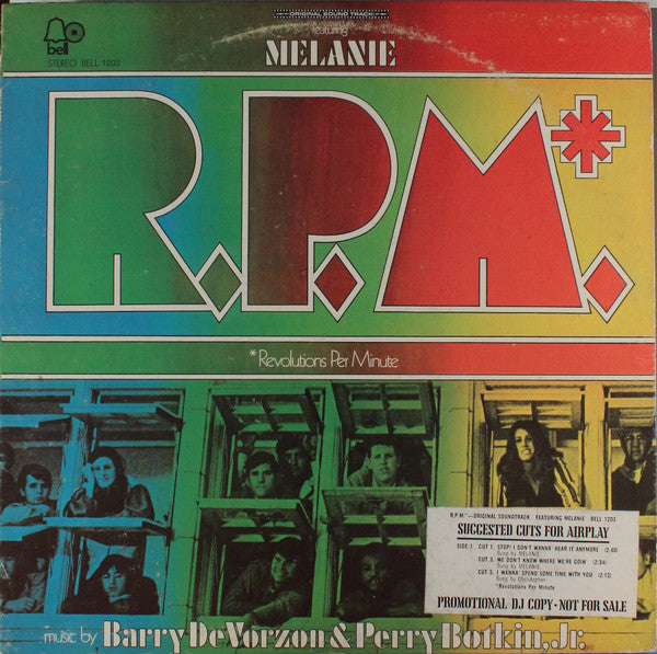 Barry DeVorzon* & Perry Botkin, Jr.* : R.P.M. (The Original Motion Picture Soundtrack) (LP, Promo)