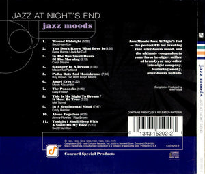 Various : Jazz Moods: Jazz At Night's End (CD, Comp, Dig)