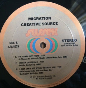 Creative Source : Migration (LP, Album, Mon)