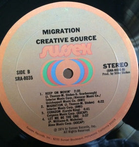 Creative Source : Migration (LP, Album, Mon)