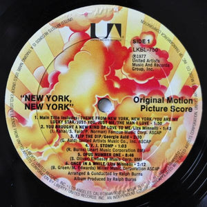 Various : New York, New York (Original Motion Picture Score) (2xLP, Album)