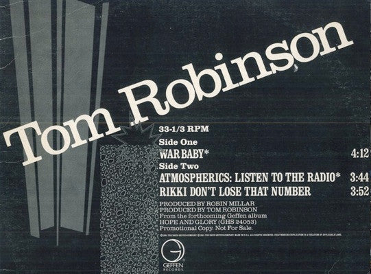 Tom Robinson : War Baby (12