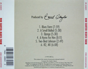 Ron Carter : Blues Farm (CD, Album, RE)