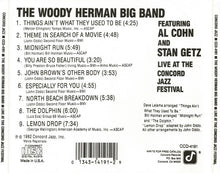 Laden Sie das Bild in den Galerie-Viewer, The Woody Herman Big Band Featuring Al Cohn And Stan Getz : Live At The Concord Jazz Festival (CD, Album, RE)
