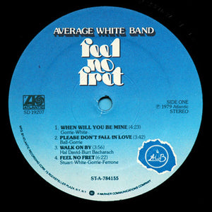 Average White Band : Feel No Fret (LP, Album, MO )