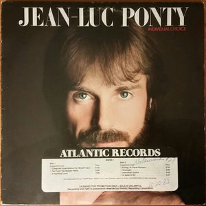Jean-Luc Ponty : Individual Choice (LP, Album, SP)