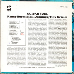 Kenny Burrell / Bill Jennings / Tiny Grimes : Guitar Soul (LP, Album)