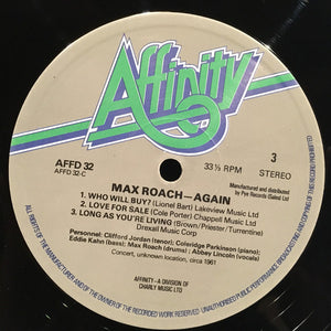 Max Roach : Again (2xLP)