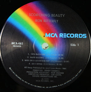 Iron Butterfly : Scorching Beauty (LP, Album, Pin)