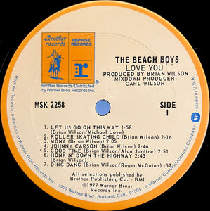 The Beach Boys : Love You (LP, Album, Ter)