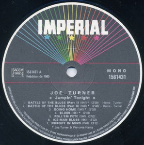 Big Joe Turner : Jumpin' Tonight (LP, Comp, Mono)