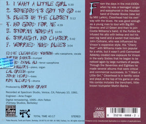 Eddie "Cleanhead" Vinson : I Want A Little Girl (CD, Album, RE, RM)