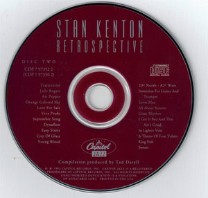 Stan Kenton : Retrospective (4xCD, Comp, RE, RM + Box)