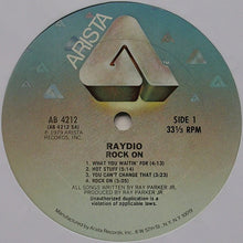 Load image into Gallery viewer, Raydio : Rock On (LP, Album)
