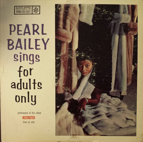 Pearl Bailey : Pearl Bailey Sings For Adults Only (LP, Mono, RP)
