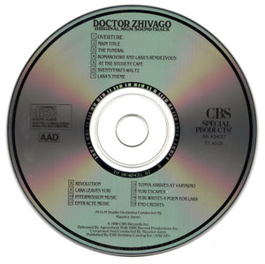 Maurice Jarre : Doctor Zhivago (Original MGM Soundtrack) (CD, Album, RE)