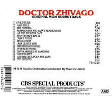 Load image into Gallery viewer, Maurice Jarre : Doctor Zhivago (Original MGM Soundtrack) (CD, Album, RE)
