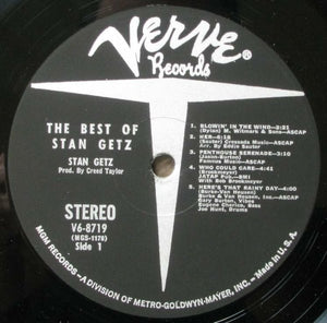 Stan Getz : The Best Of Stan Getz (LP, Comp, Gat)