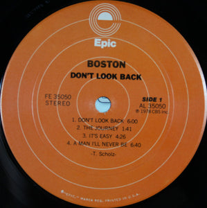 Boston : Don't Look Back (LP, Album, San)