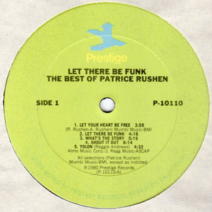 Patrice Rushen : Let There Be Funk - The Best Of Patrice Rushen (LP, Comp)
