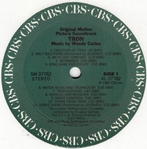 Wendy Carlos : Tron (Original Motion Picture Soundtrack) (LP)