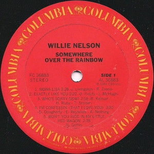 Willie Nelson : Somewhere Over The Rainbow (LP, Album, Ter)