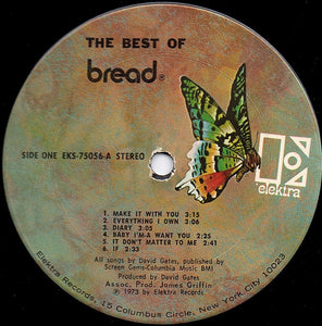Bread : The Best Of Bread (LP, Comp, San)