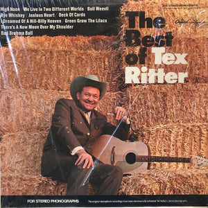 Tex Ritter : The Best Of Tex Ritter (LP, Comp, RE, Win)