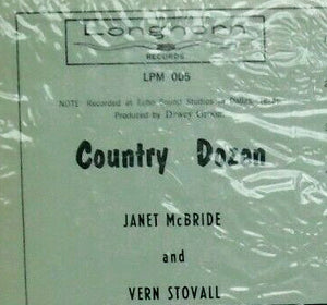 Janet McBride & Vern Stovall : Country Dozen (LP, Album, Mono)