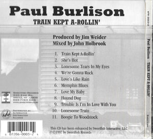 Paul Burlison : Train Kept A-Rollin' (CD, Album, Enh)