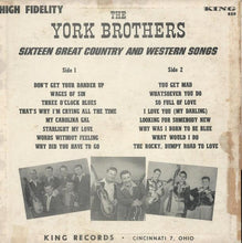 Laden Sie das Bild in den Galerie-Viewer, York Brothers : 16 Great Country &amp; Western Songs (LP, Album, Mono)
