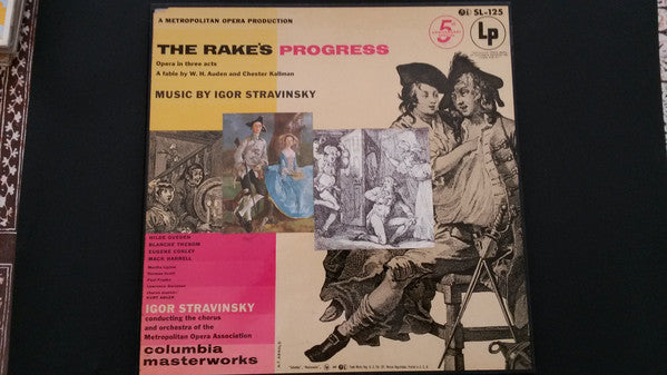 Igor Stravinsky : The Rake's Progress (Opera in Three Acts) (3xLP, Mono + Box)