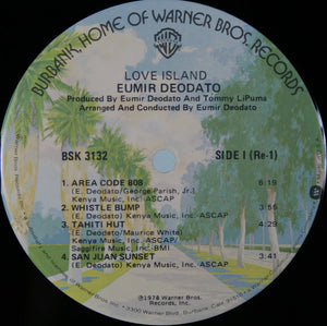 Buy Eumir Deodato : Love Island (LP, Album, Jac) Online for a 