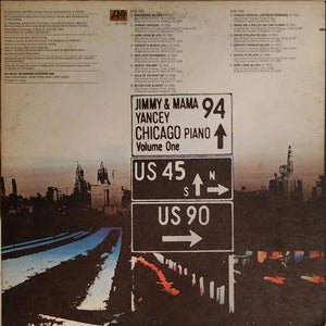 Jimmy* & Mama Yancey : Chicago Piano - Volume One (LP, Album, Comp, Mono)