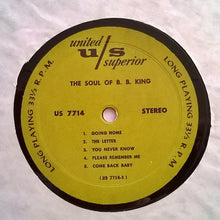 Load image into Gallery viewer, B.B. King : The Soul Of B.B. King (LP, RE)
