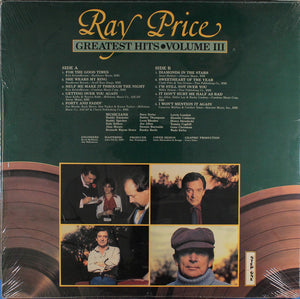 Ray Price : Greatest Hits Volume III (LP, Album)