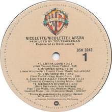 Charger l&#39;image dans la galerie, Nicolette Larson : Nicolette (LP, Album, Jac)

