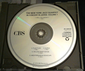 The New York Jazz Quartet* : In Concert In Japan Volume One (CD, Album, RE, RM)