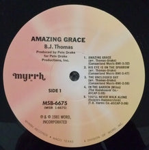 Laden Sie das Bild in den Galerie-Viewer, B.J. Thomas : Amazing Grace (LP, Album)
