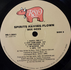 Bee Gees : Spirits Having Flown (LP, Album, Als)