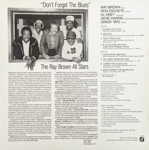 The Ray Brown All Stars* : Don't Forget The Blues (LP, Album)