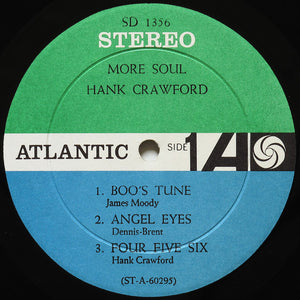 Hank Crawford : More Soul (LP, Album)