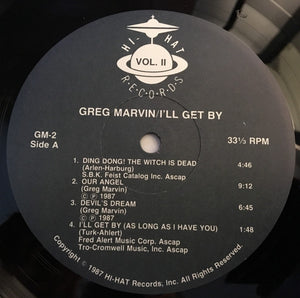 Greg Marvin : I'll Get By (LP)