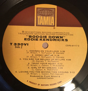 Eddie Kendricks : Boogie Down (LP, Album, Hol)