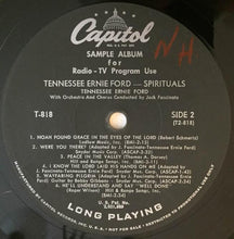 Laden Sie das Bild in den Galerie-Viewer, Tennessee Ernie Ford : Spirituals (LP, Album, Mono, Promo, Scr)
